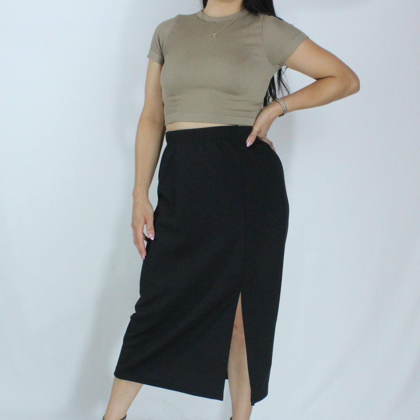 Slit Bottom BLK