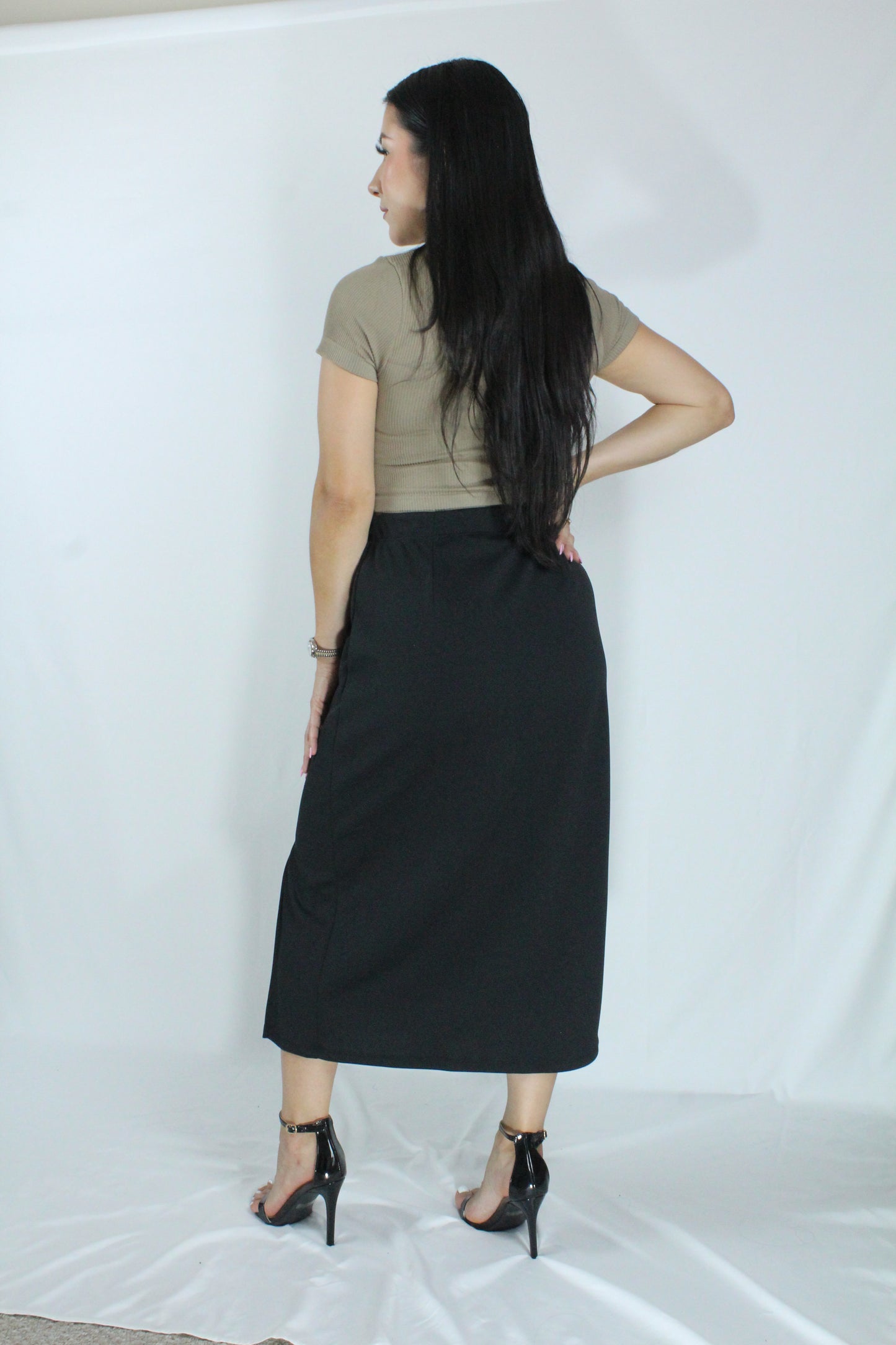 Slit Bottom BLK